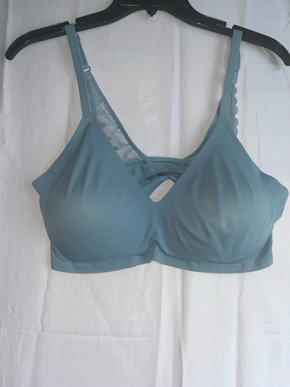 True & Co. Light Blue Wireless Comfort Bra